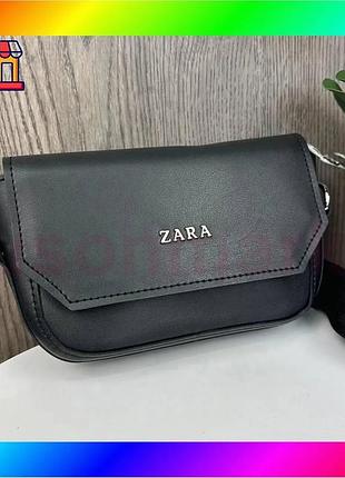Bs жіноча міні сумочка best mix клатч на плече стиль zara чорна bas77/n
