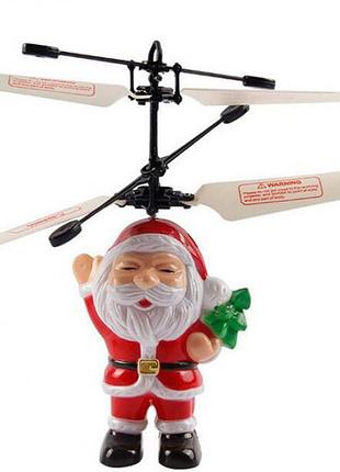 Летающая игрушка flying santa летающий дед мороз cанта клаус
