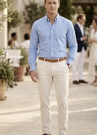 Чоловіча сорочка ralph lauren slim fit - featherweight twill xi