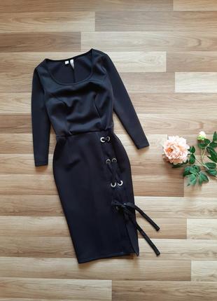 Плаття сукня сукня зі шнурівкою міді по фігурі bodyflirt boutique