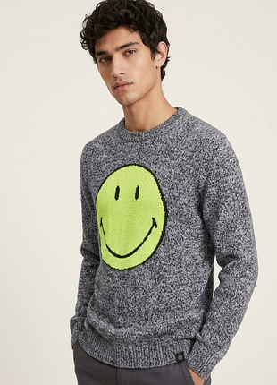 Джемпер свитер смайл от h&m divided smiley 🍁 размер s