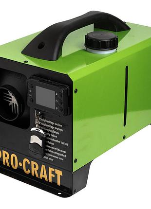 Портативный дизельный обогреватель procraft pdh5000 5 квт, 12/24 в, бак 5 л, дисплей