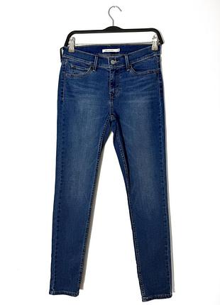 Синие женские джинсы скинни levi’s levis 710 super skinny
