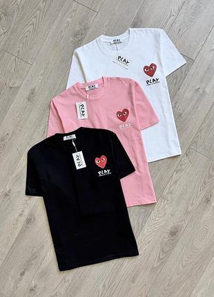 Футболка play comme des garçons 3