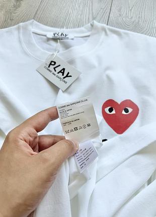 Футболка play comme des garçons 5
