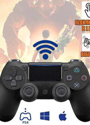 Джойстик плейстейшен dualshock 4 ps4 wireless controller геймпад black 3