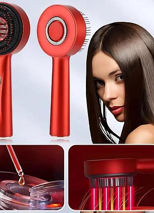 Массажер-гребешок для роста и улучшения состояния волос massage and nourish, массажная расческа для головы xl-1313