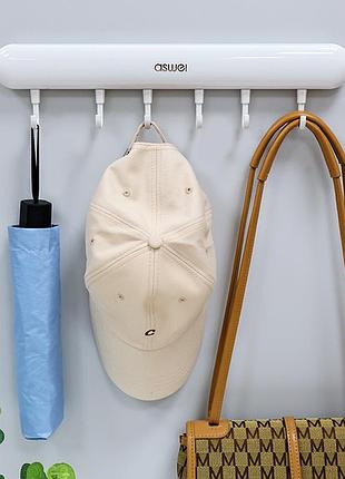 Універсальна настінна вішалка з гачками towel hook ly-839