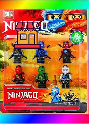 Bs набор фигурок harry best mix potter 6 шт, игрушечные герои персонажи гарри поттер ninjago bas77/n