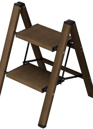 Драбина алюмінієва ladder and l0202, легка, широкі сходи