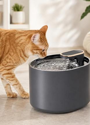 Автоматическая поилка для животных pet water dispenser / фонтан-поилка со сменным фильтром 3л