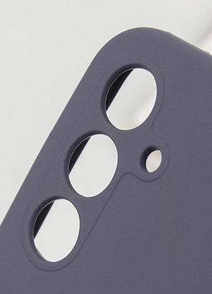 Чехол silicone cover lakshmi full camera (aaa) для samsung galaxy a56 5g серый / dark gray 6