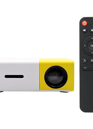 Портативний проектор з динаміком led projector yg300