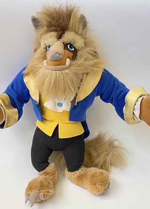 : винтажная мягкая игрушка чудовище disney красавица и чудовище mattel 1992