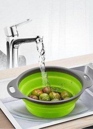 Дуршлаг трансформер силиконовый jm-607