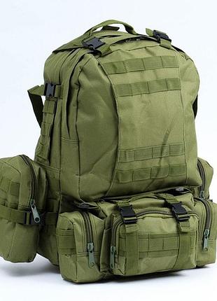 Хаки рюкзак туристический eagle b08 55л