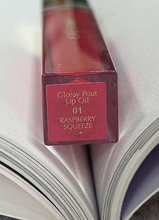 Оригінал блиск олійка glossy lip oil 01 raspberry squeeze estée lauder estee lauder 2