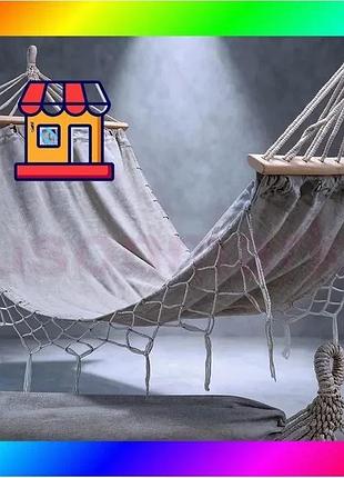 Bs гамак у сад best mix 100x200см (польща), гамак компактний, туристичні гамаки, гойдалки для дачі, га bas77/n