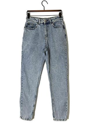 Джинси мом з високою посадкою denim co