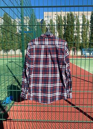 Мужская рубашка barbour tailored fit tartan shirt  оригинал