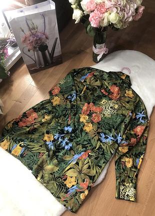 Сорочка zara анімалістичний стиль оверсайз тренд