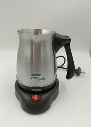 Електричний чайник-турка zepline zp-207 з нержавіючої сталі 2800вт
