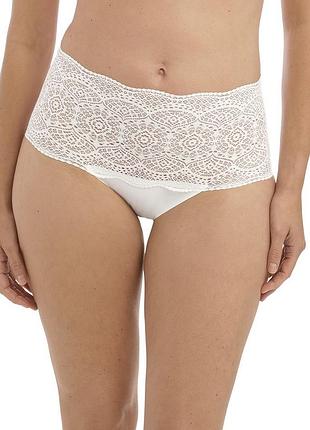 Бесшовные трусики fantasie lace ease 2330ivy качественные трусики для ежедневного ношения полной посадки one size ivory