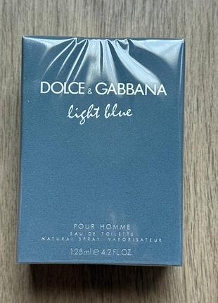Dolce&gabbana light blue 125 ml оригінал чоловіча туалетна вода