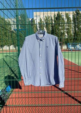 Мужская рубашка barbour oxtown tailored shirt оригинал