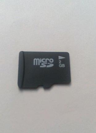 Карта памяти microsd 2gb micro sd 2 гб