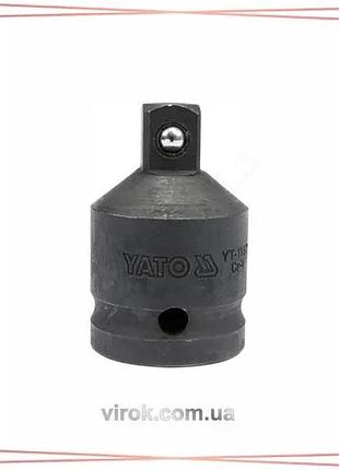 Ударный переходник yato квадрат 3/4" на квадрат 1/2" длина 55 мм адаптер для инструментов sku_yt-11671