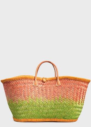 Сумка пляжная le comptoir de la plaage aravola mm_tutti_327 one size оранжевый-зеленый (zik0000028019)