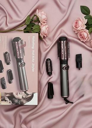 Фен-стайлер для укладання волосся rozia 5в1 hc8116 hair dryer and-6162-7