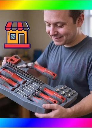 Bs набор отверток для best mix дома 51ед intertool, универсальный набор отверток для сто, многофункцио bas77/n