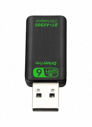 Bt+ax900 — usb-адаптер wi-fi 6 із bluetooth 5.4 — бездротовий мережевий модуль на 900 мбіт/с для ноутбуків і стільниць