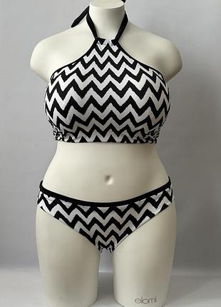 Купальник раздельный freeya making waves 2949-2950 с изысканным укороченным топом 75h/m black (zik0000021652)
