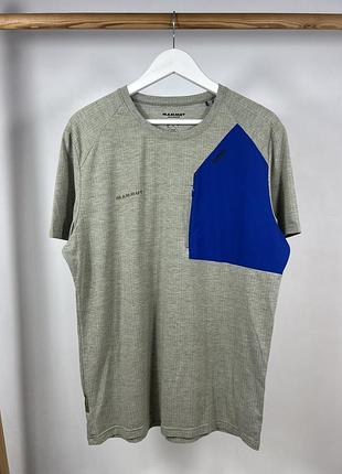 Mammut crashiano pocket якісна технологічна футболка з красивим дизайном розмір l