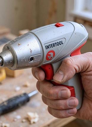 Электрическая дрель-отвертка 3.6в intertool, мини электрическая отвертка, аккумуляторный шуруповерт отвертка, rfe