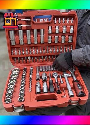 Bs универсальный набор инструментов best mix для дома и авто 108ед lex (польша), набор автомобильного bas77/n