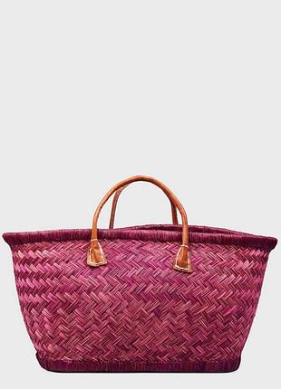 Сумка пляжная le comptoir de la plaage aravola bm_plain_235 one size бордовый (zik0000028866)