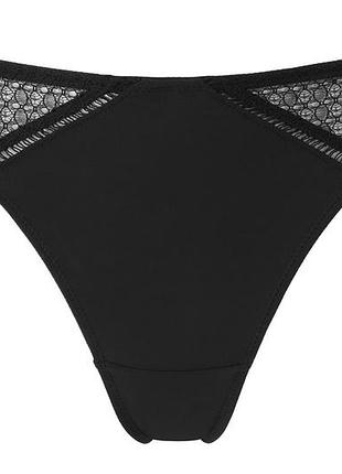 Трусики gossard graphic luxe 16906 стринги с сеточкой непревзойденный образ m black (5053014754839)