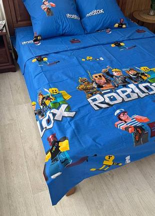 Постільна білизна roblox, півтораспальний комплект, бязь