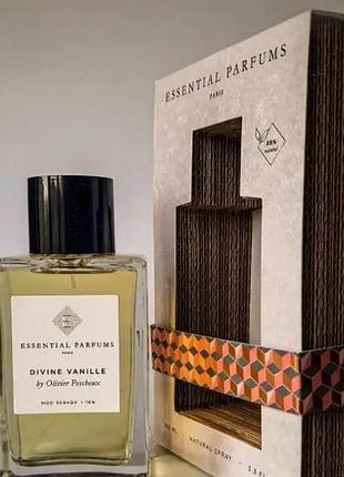 Essential parfums divine vanille 100 мл оригінал унісекс
