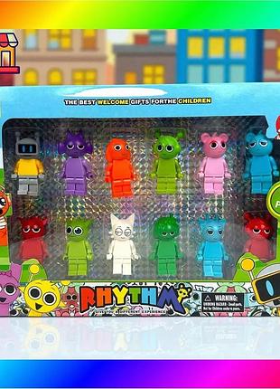 Bs фигурки спрунки rhythm best mix 12в1 sprunki, игровой набор фигурок bas77/n