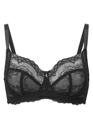 Бюстгальтер gossard superboost lace 7738 британський преміум м'яка чашка без кісточок 75g black (5053014891688)