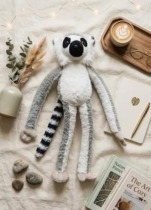 Мягкая игрушка лимур, лемур для обнимашек keel toys, 50 см