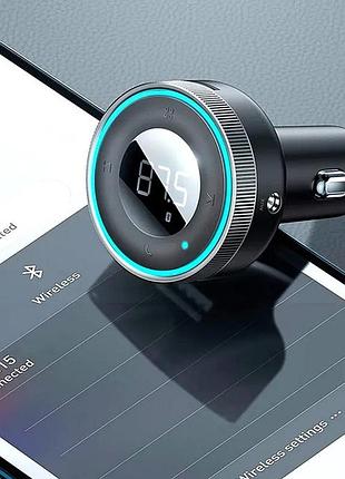 Bs fm передатчик модулятор best mix bluetooth baseus, аудио авто модуляторы, фм трансмиттер с блютузом bas77/n 3