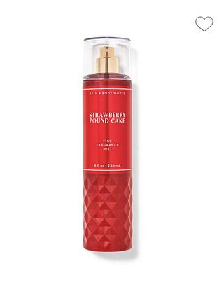 Спрей міст bath & body works — strawberry pound cake