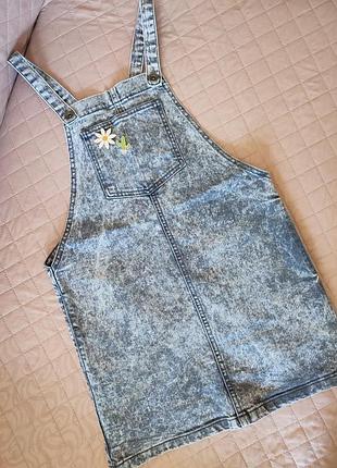 Джинсовий сарафан new look 12 років 152 см.