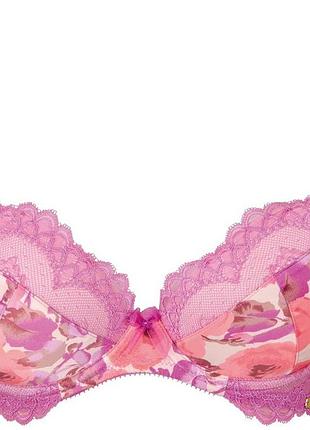 Бюстгальтер gossard summer 8841 з глибоким вирізом, формованими чашками з push-up 80c heather (5053014101725)